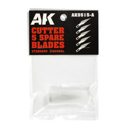 AK: Tools - Cutter Standard Diagonal 5 Spare Blades (AK9515-A)
