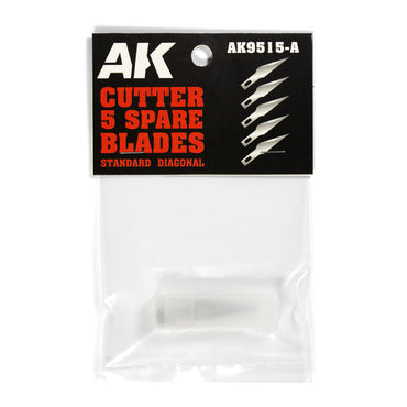 AK: Tools - Cutter Standard Diagonal 5 Spare Blades (AK9515-A)