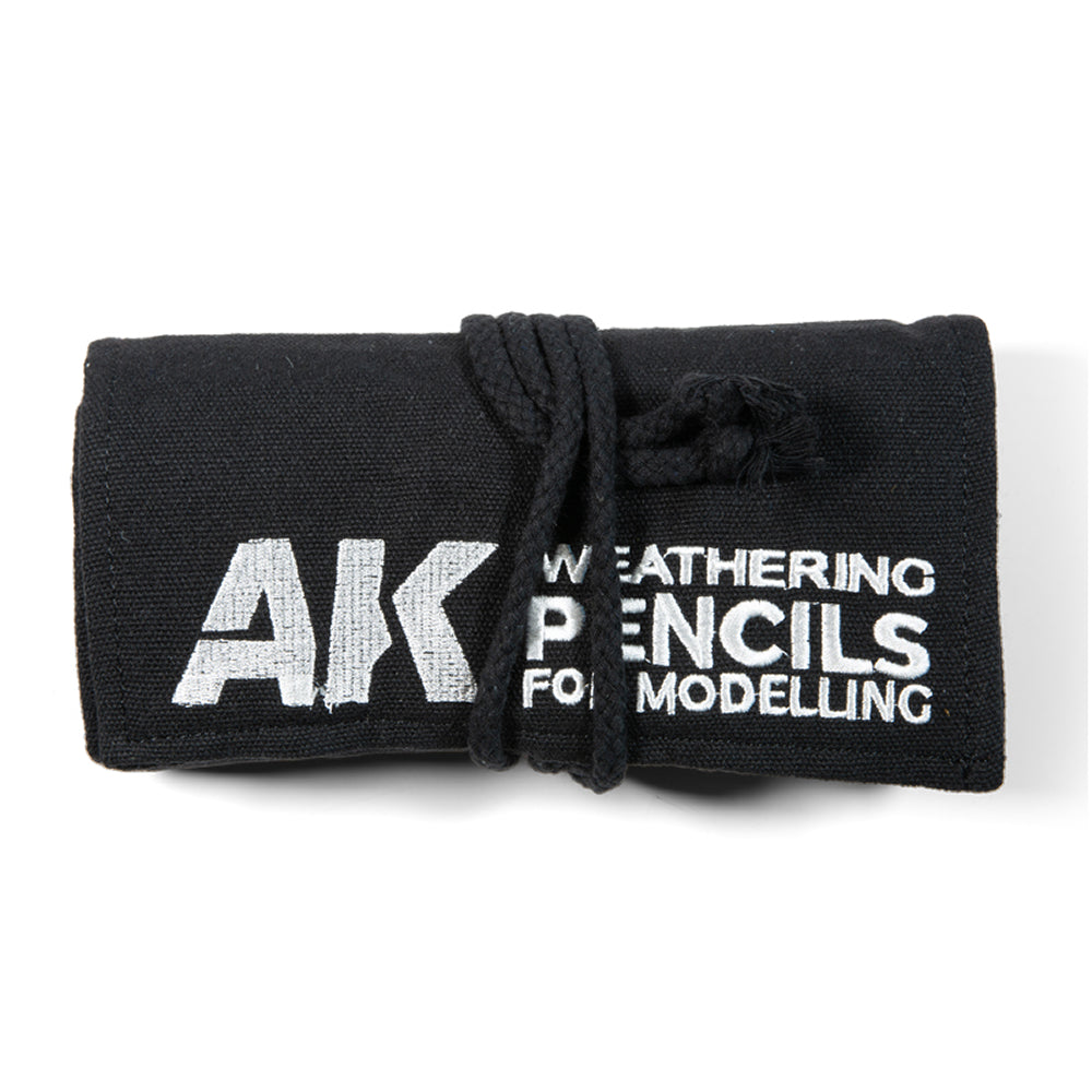 AK: Weathering Pencils - Full Range Cloth Case (All 37 Colours) (AK10048)