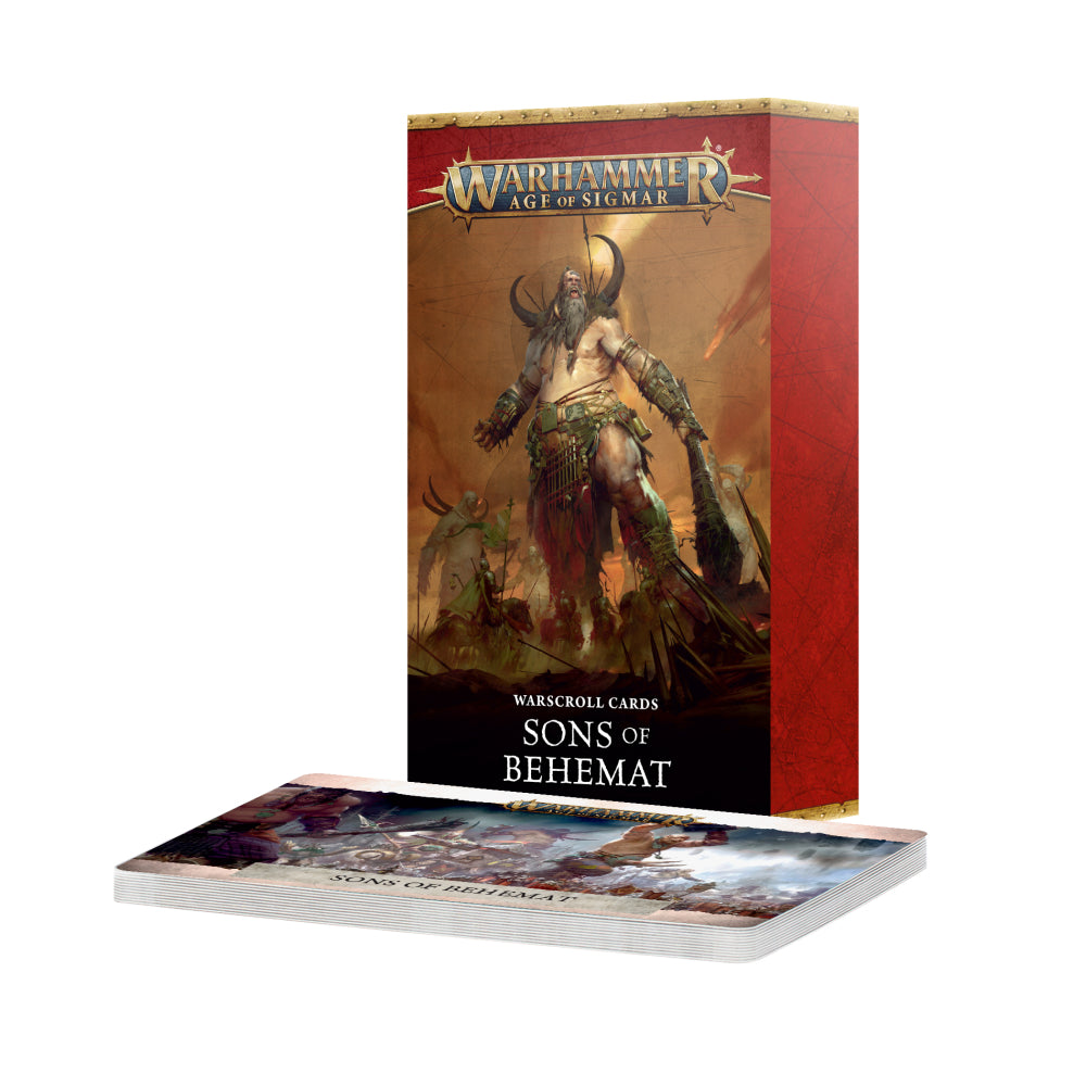 (PREORDER) Warscroll Cards: Sons of Behemat