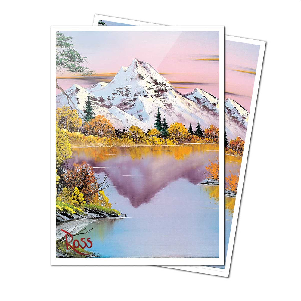 Ultra PRO APEX Sleeves: Bob Ross - Mighty Mountain Lake (105 Count)