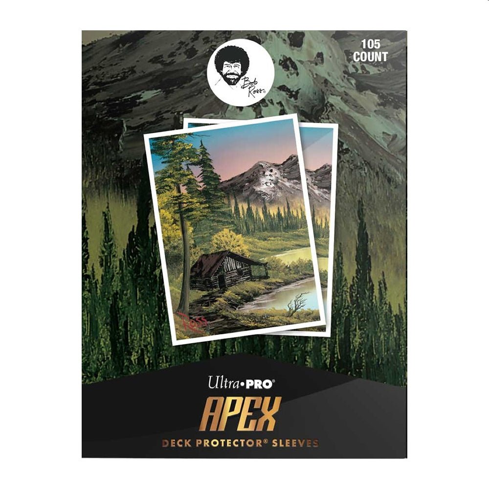 Ultra PRO APEX Sleeves: Bob Ross - Mountain Retreat (105 Count)