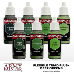 Army Painter: Fanatic Flexible Triad Plus+ Deep Greens
