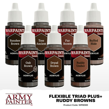 Army Painter: Fanatic Flexible Triad Plus+ Ruddy Browns