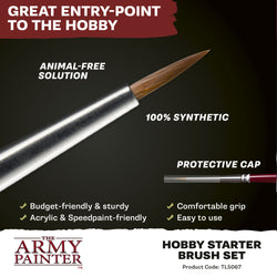 Army Painter: Hobby Brushes - Starter Set (Small Detail, Standard & Drybrush)
