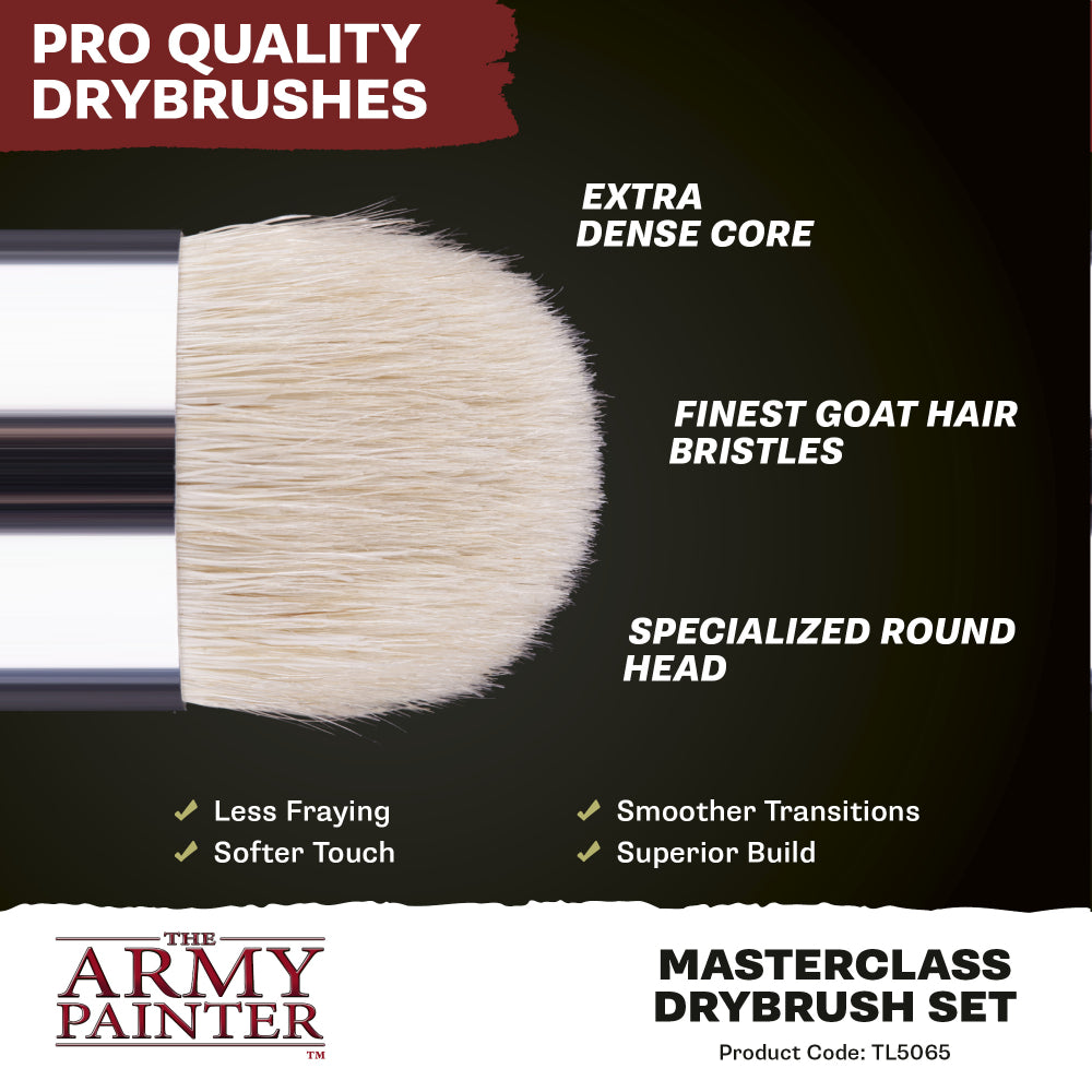 Army Painter: Masterclass Brushes - Drybrush Set