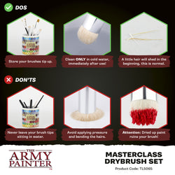 Army Painter: Masterclass Brushes - Drybrush Set
