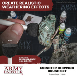 Army Painter: Foam Brushes - Monster Chipping Brush Set