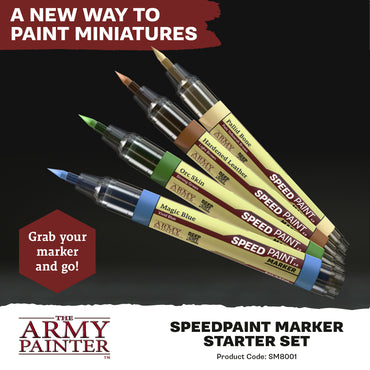 Army Painter: Speedpaint Marker Starter Set (10 Essential Colours)