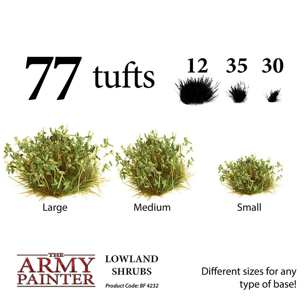 Army Painter: Tufts - Lowland Shrubs (77ct)