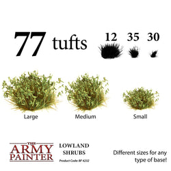 Army Painter: Tufts - Lowland Shrubs (77ct)