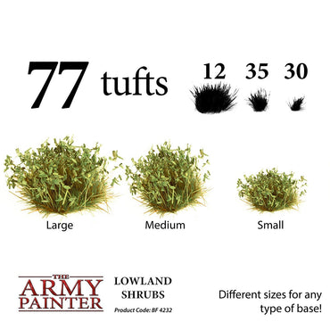 Army Painter: Tufts - Lowland Shrubs (77ct)