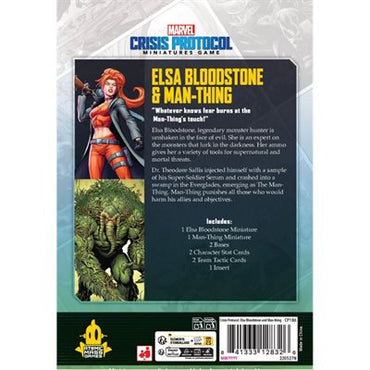 Marvel Crisis Protocol: Character Pack - Elsa Bloodstone & Man-Thing