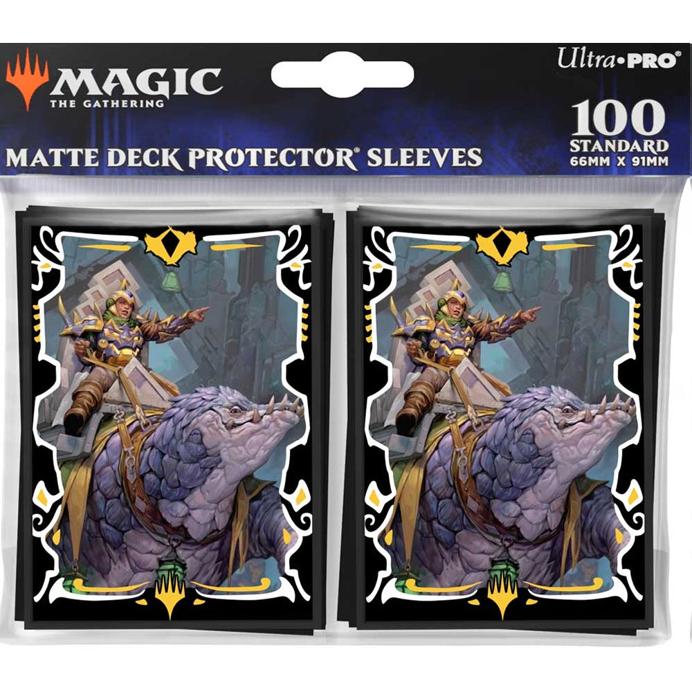 MTG Sleeves: Tarkir Dragonstorm - Abzan Armor (100 Count / Ultra Pro)