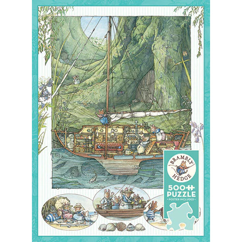 Cobble Hill Puzzles (500 Pieces): Brambly Hedge - All Aboard!