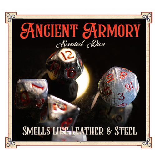 Smelly Bones: Ancient Armory (Scented Dice Set)