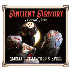 Smelly Bones: Ancient Armory (Scented Dice Set)