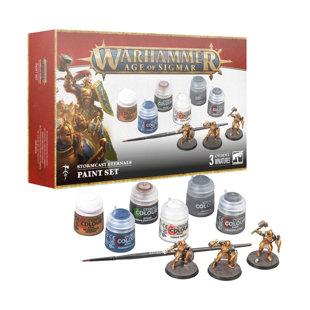 PREORDER) Age of Sigmar: Stormcast Eternals Paint Set
