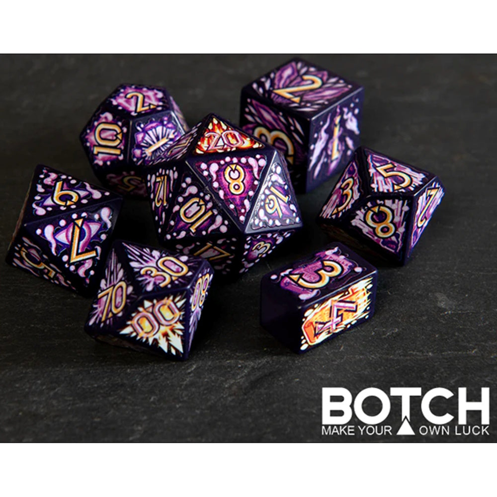 7-Die RPG Dice Set: Arcane Assault (BOTCH)
