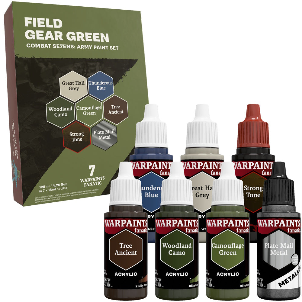 Army Painter: Fanatic Combat Se7ens - Field Gear Green (18ml)