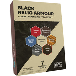 Army Painter: Fanatic Combat Se7ens - Black Relic Armour (18ml)
