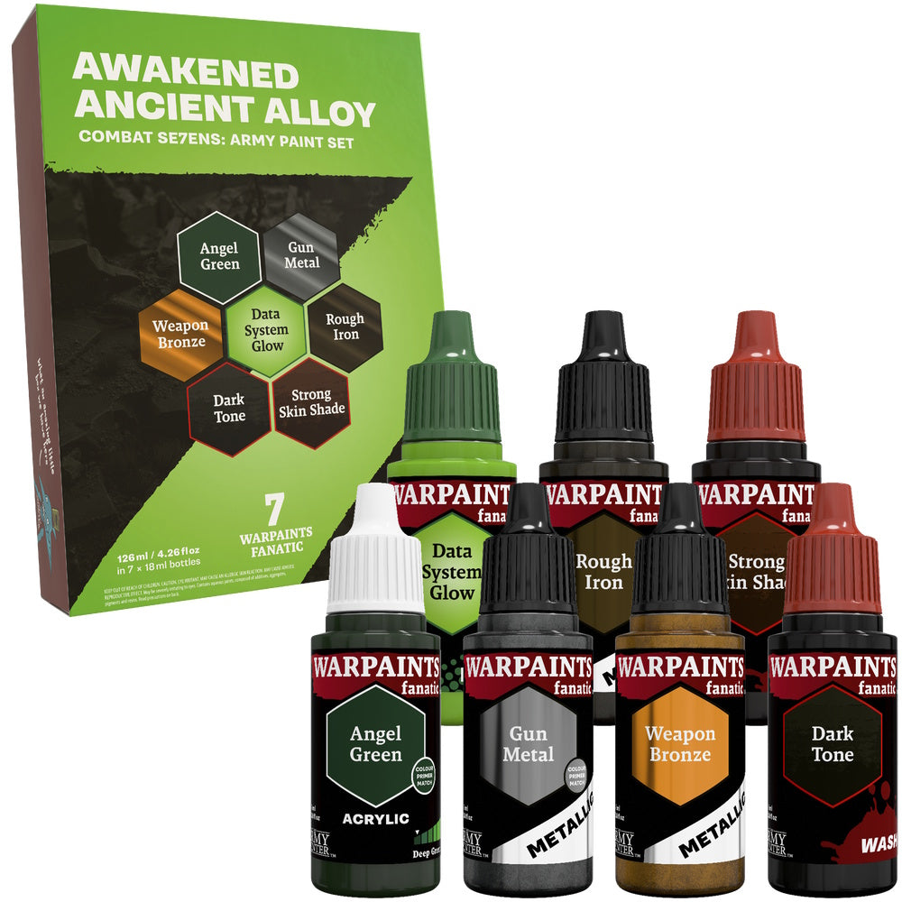 Army Painter: Fanatic Combat Se7ens - Awakened Ancient Alloy (18ml)