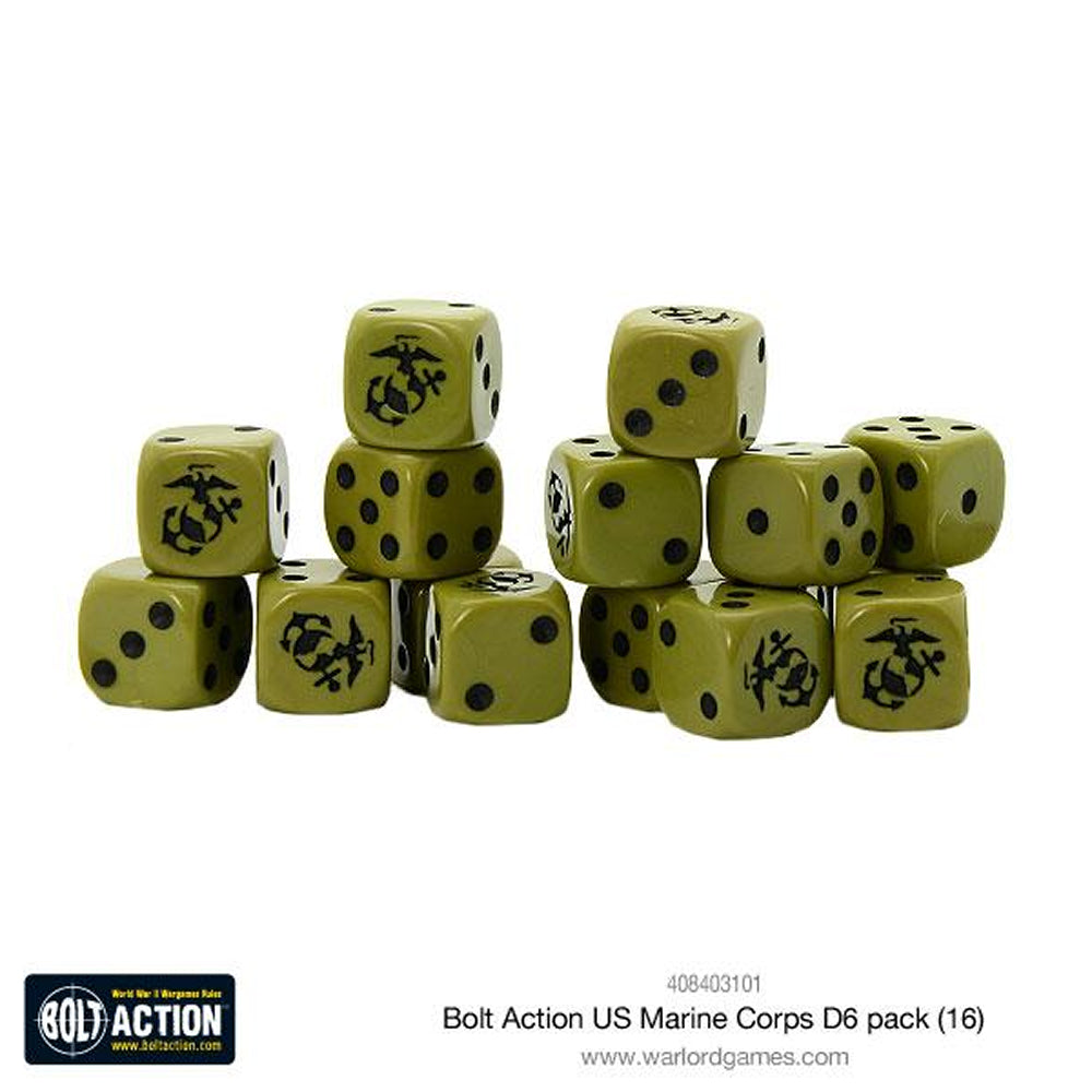 Bolt Action: D6 Pack - US Marine Corps