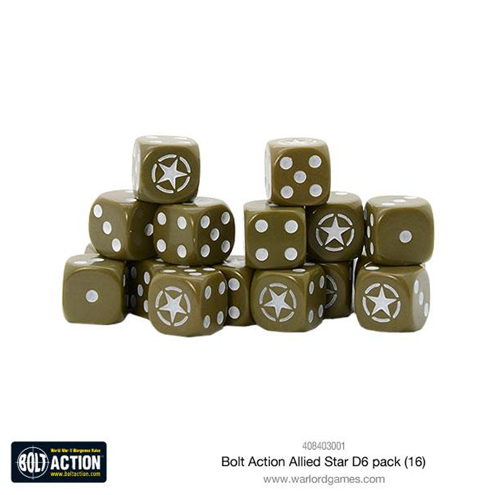 Bolt Action: D6 Pack - Allied Star