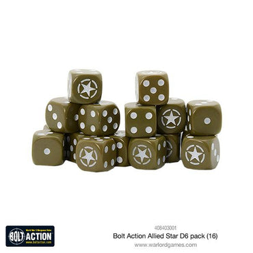 Bolt Action: D6 Pack - Allied Star