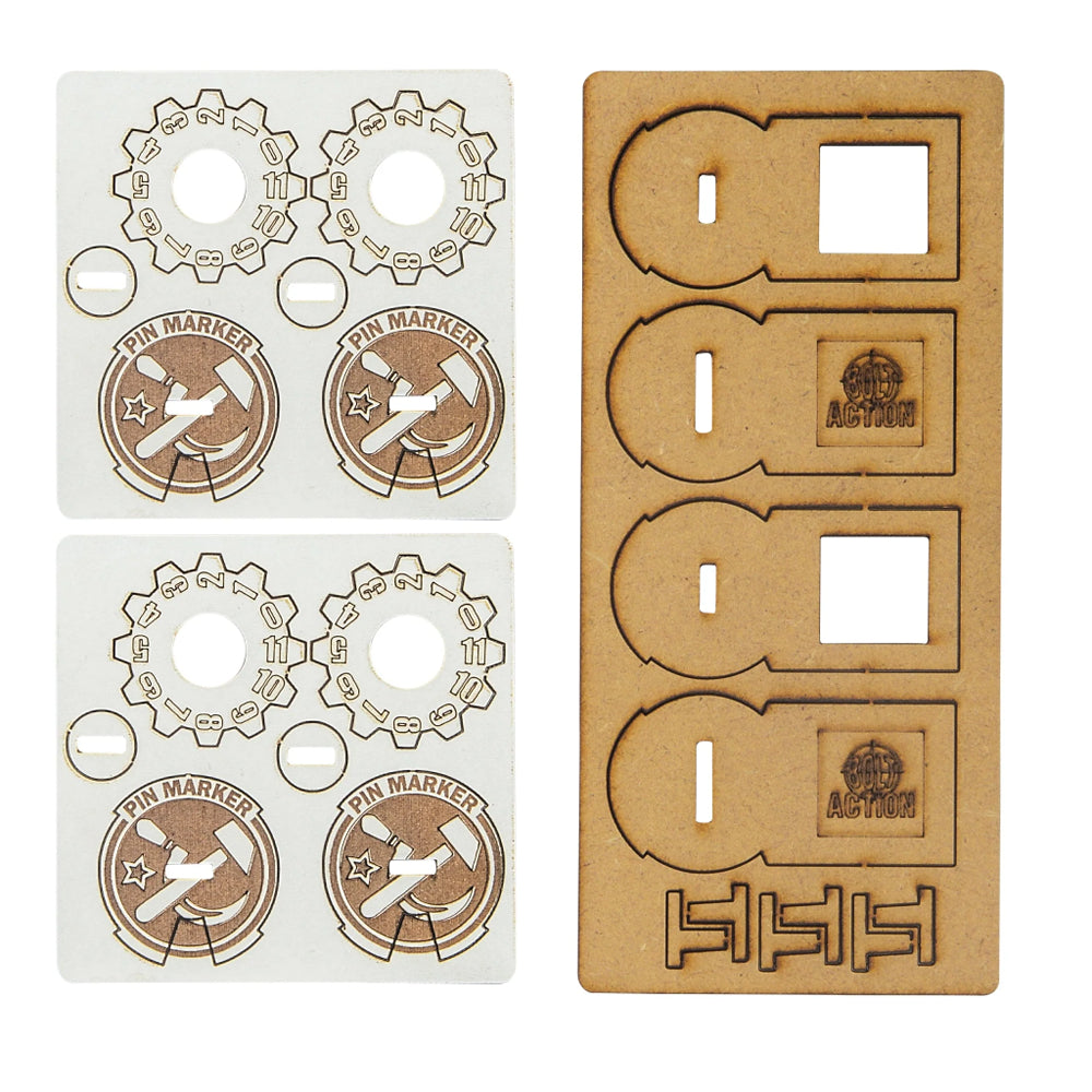 Bolt Action: MDF Unit Pin Markers - Soviet Union