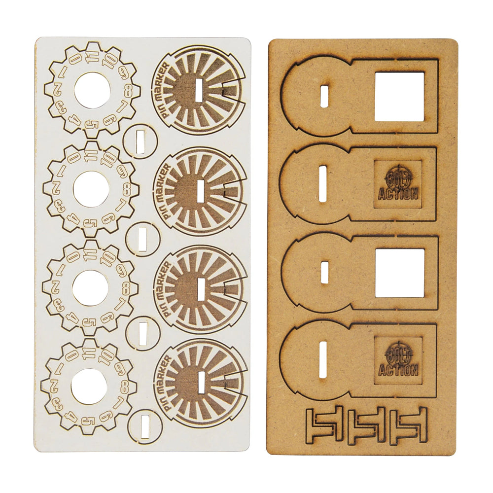 Bolt Action: MDF Unit Pin Markers - Japan