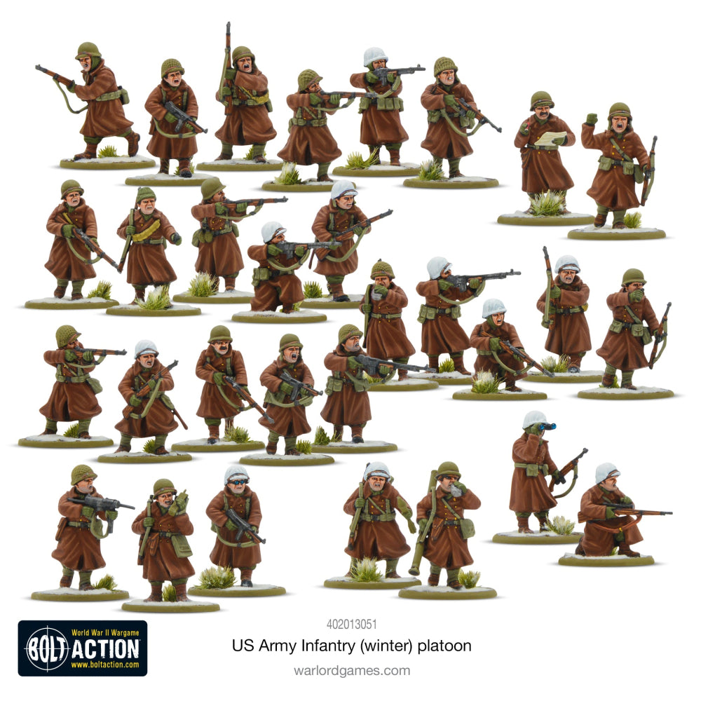 Bolt Action: US Army Infantry Platoon (Winter)