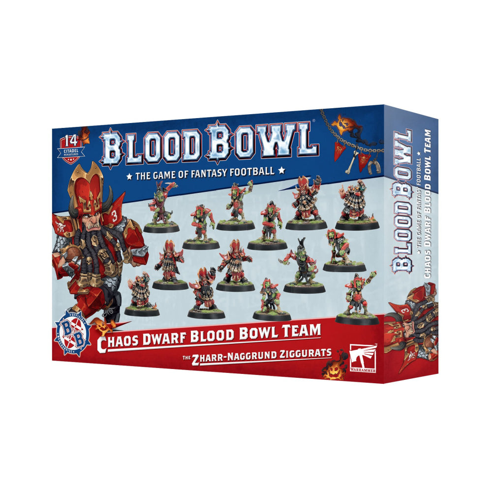 Blood Bowl Team Chaos Dwarfs: The Zharr-Naggrund Ziggurats