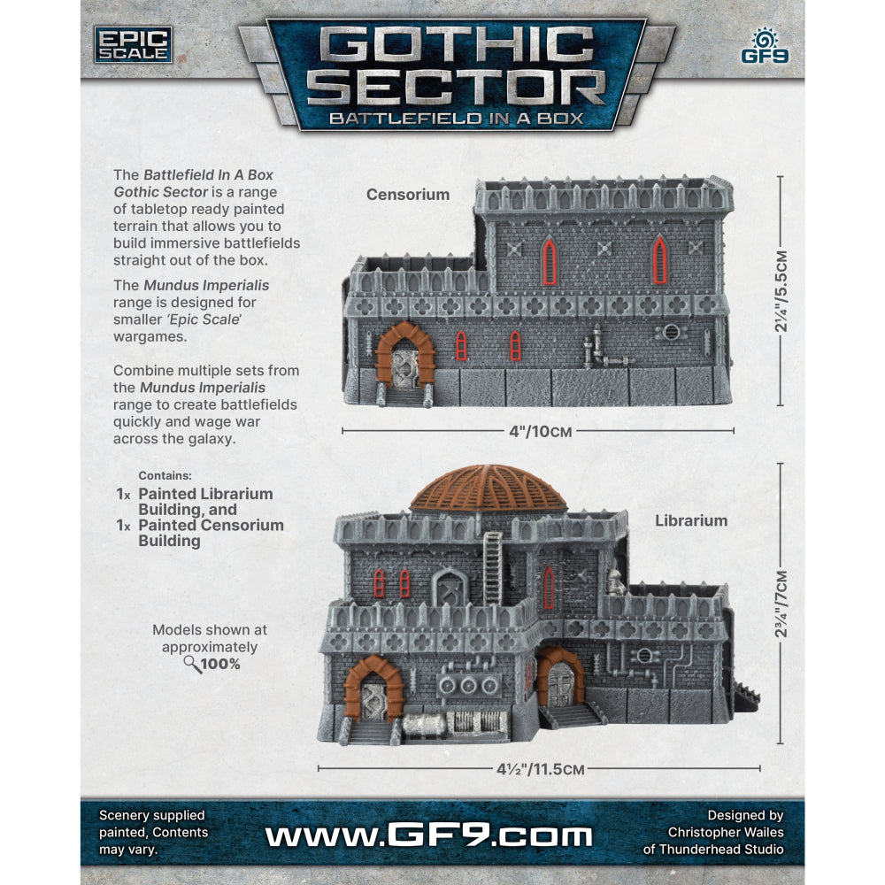 Battlefield in a Box: Mundus Imperialis - Librarium & Censorium