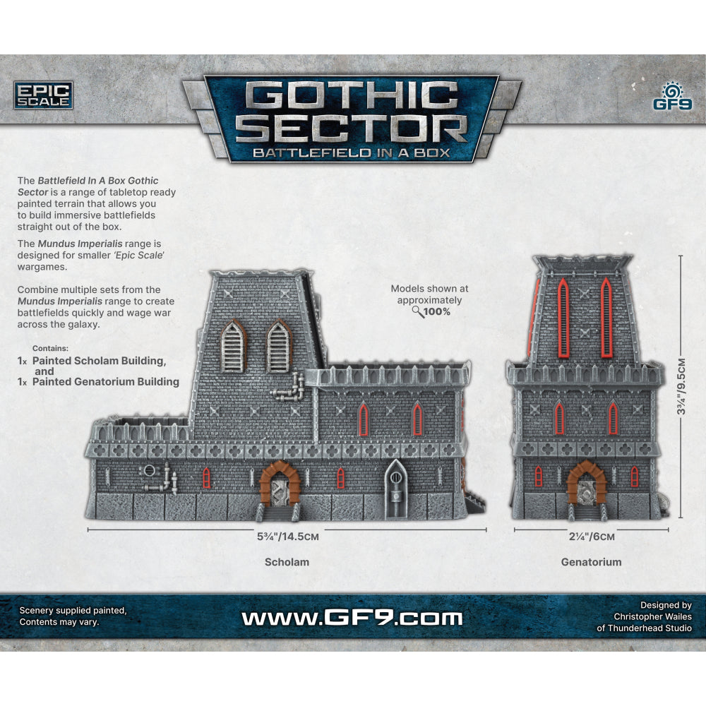 Battlefield in a Box: Mundus Imperialis - Scholam & Genatorium