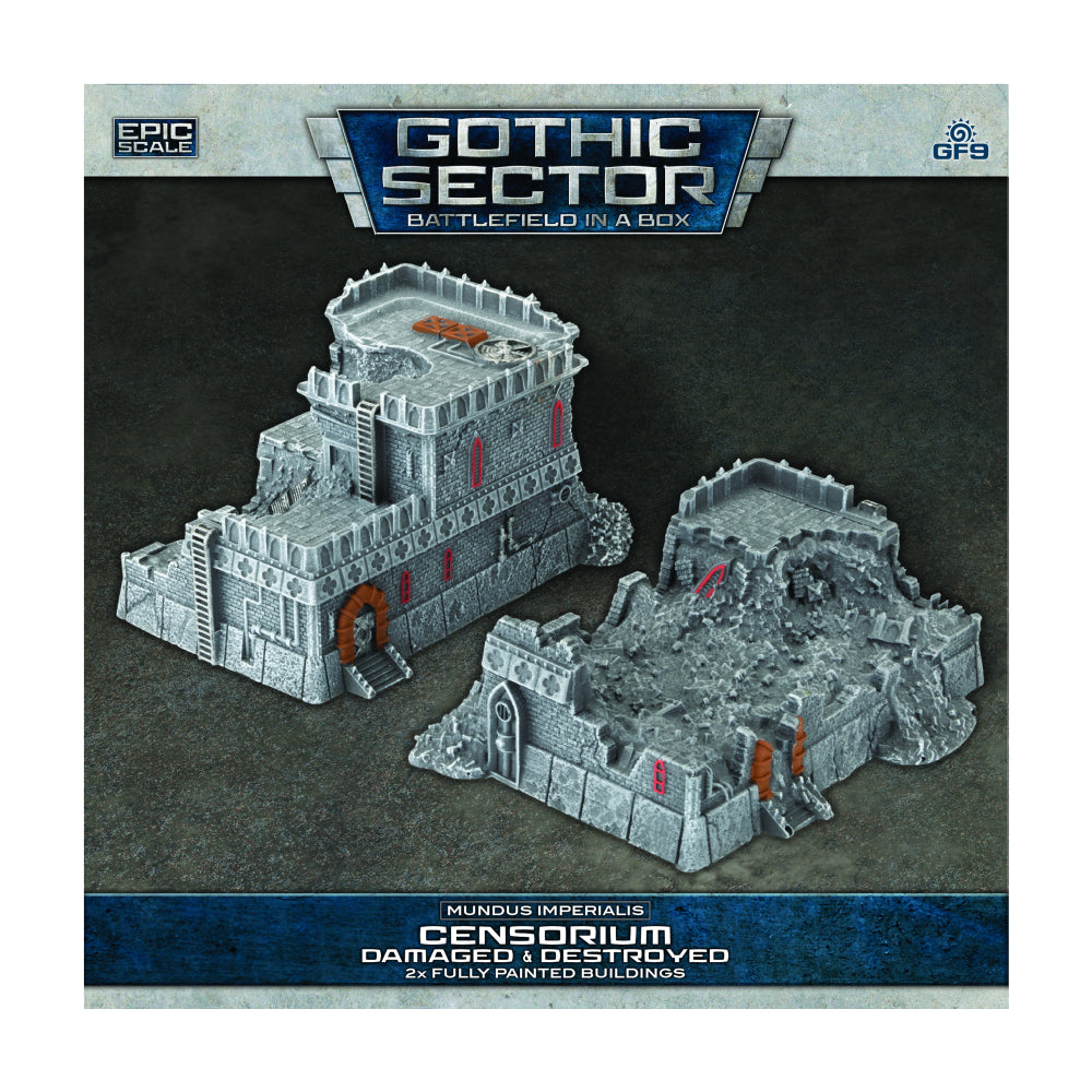 Battlefield in a Box: Mundus Imperialis - Censorium, Damaged & Destroyed