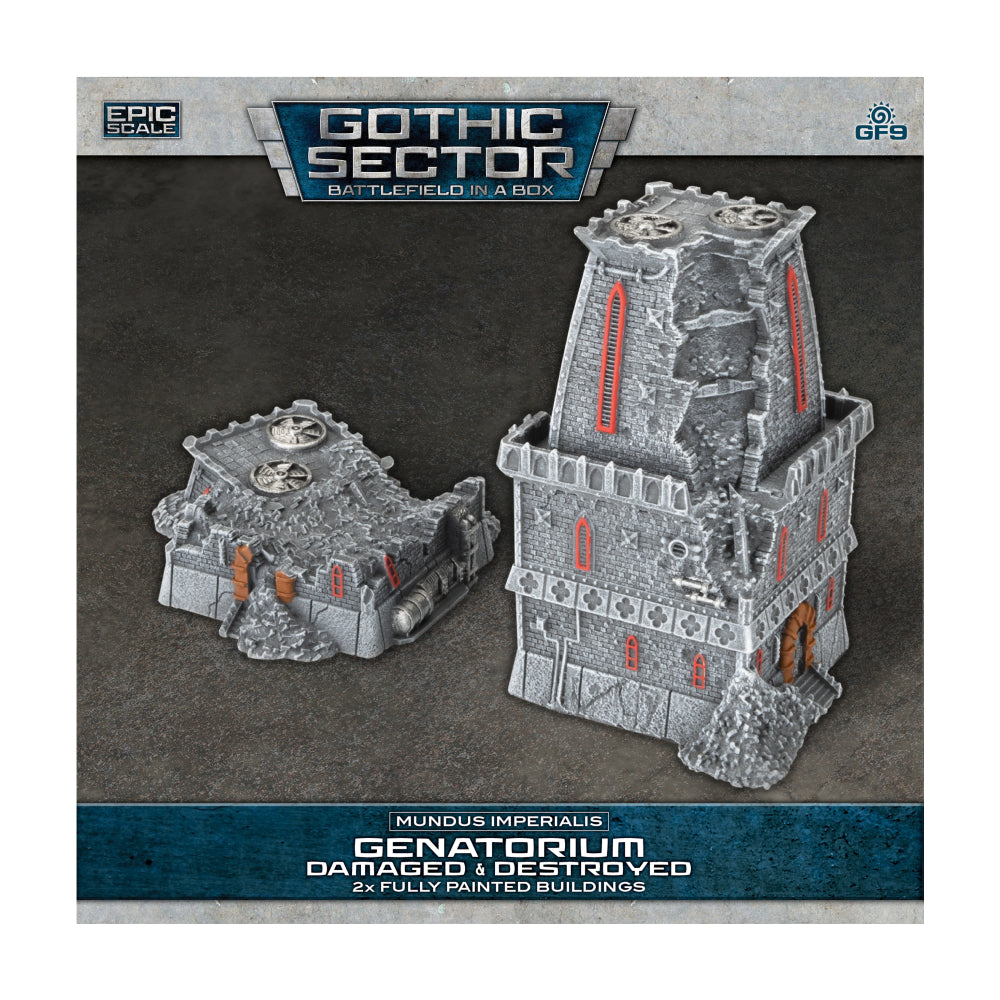 Battlefield in a Box: Mundus Imperialis - Genatorium, Damaged & Destroyed