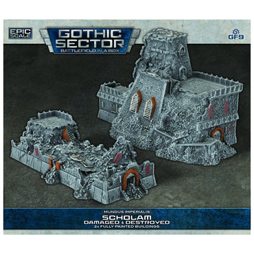 Battlefield in a Box: Mundus Imperialis - Scholam, Damaged & Destroyed