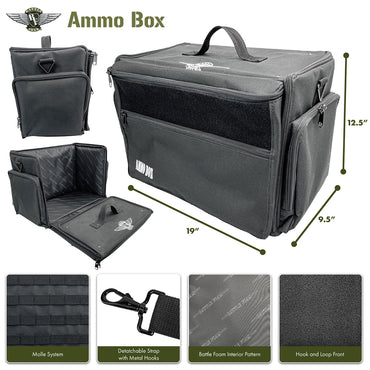 Battle Foam: Ammo Box Bag - Camo (28-32mm Models)