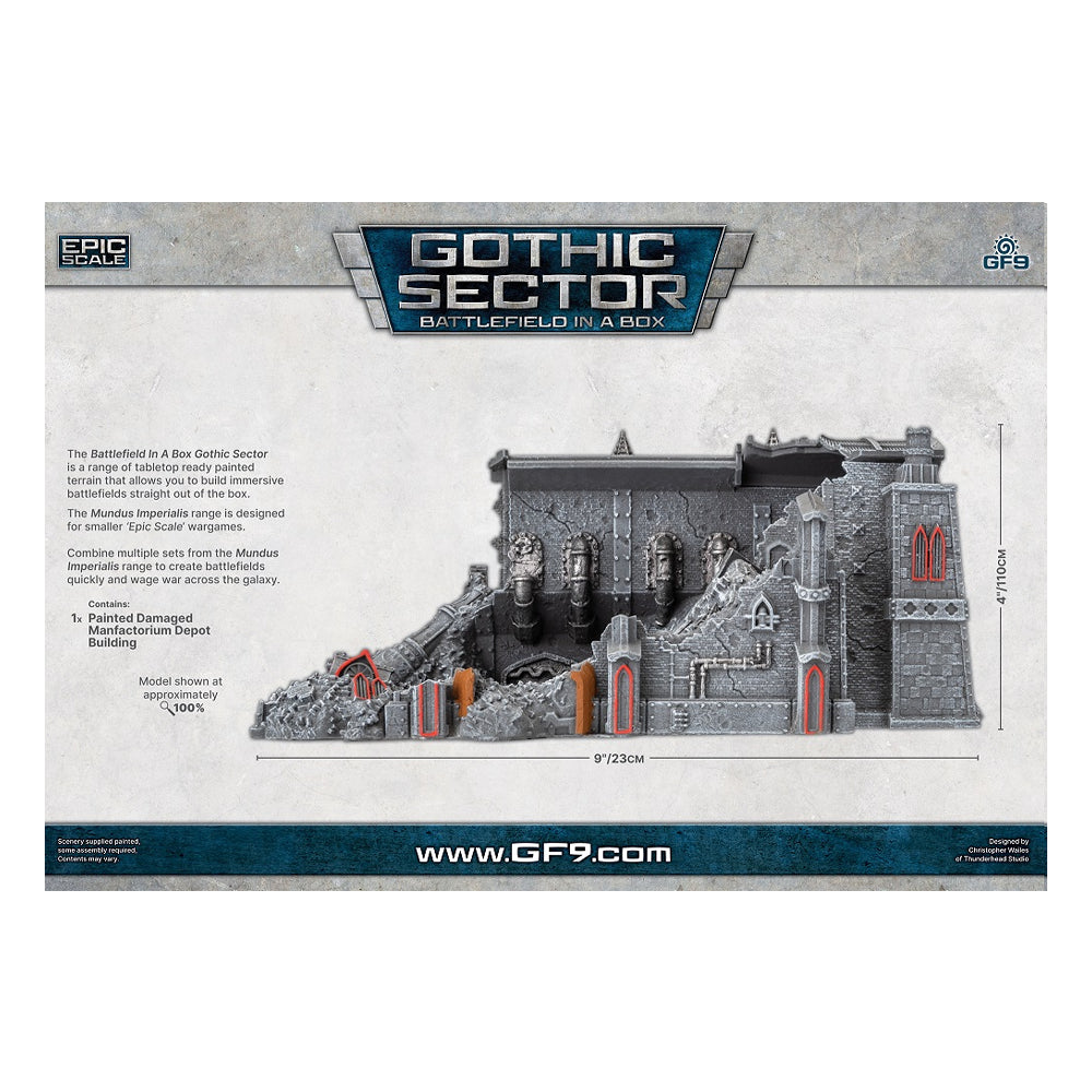 Battlefield in a Box: Mundus Imperialis - Damaged Manfactorium Depot