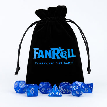 FanRoll Dice Bag: Velvet With Satin Liner (4″x6″)
