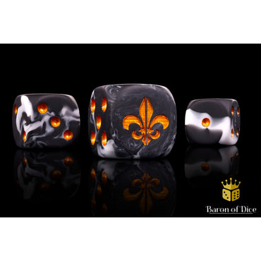 Baron of Dice: Fleur De Lis - Heritage (Square / 25D6)