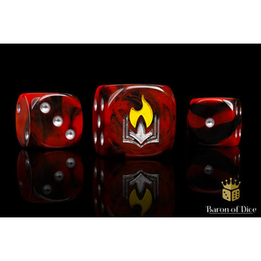 Baron of Dice: Scorched Book (Square / 25D6)