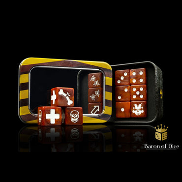 Baron of Dice: Skirmish Set - Oxidized Rust (12D6)