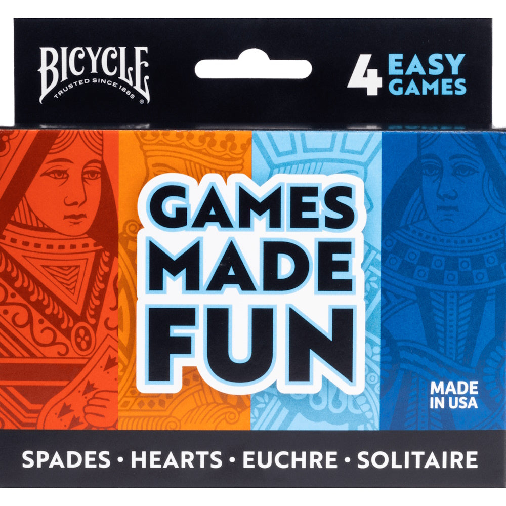 Bicycle Playing Cards - 4-Game Pack