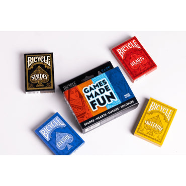 Bicycle Playing Cards - 4-Game Pack