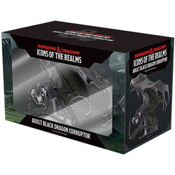 D&D Minis: Adult Black Dragon Corruptor (Painted)