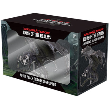 D&D Minis: Adult Black Dragon Corruptor (Painted)