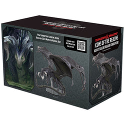 D&D Minis: Adult Black Dragon Corruptor (Painted)