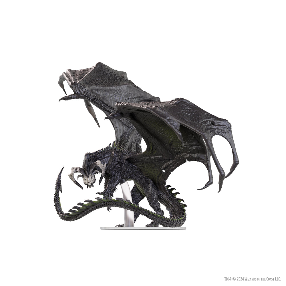 D&D Minis: Adult Black Dragon Corruptor (Painted)